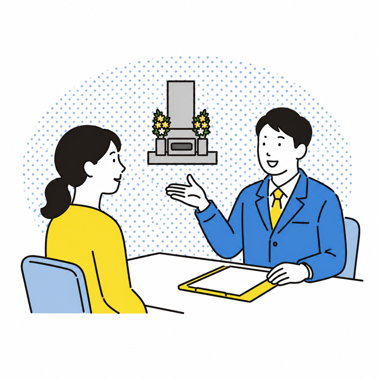 親族、関係者への相談、同意を得る